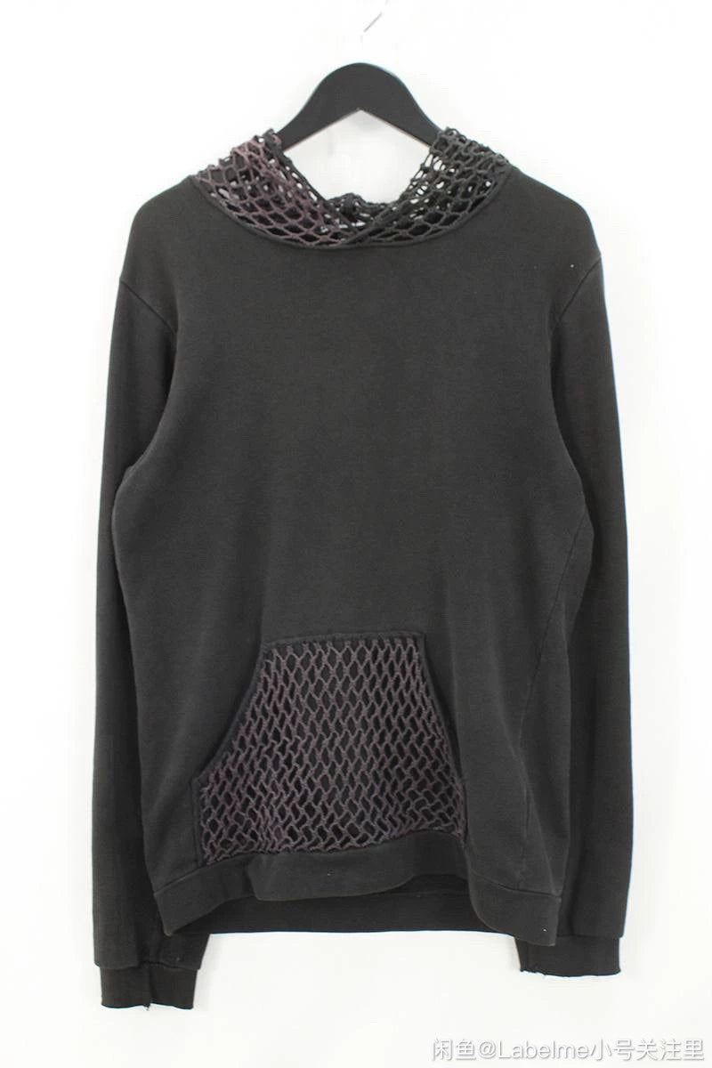 raf simons 2003 mesh pullover hoodie