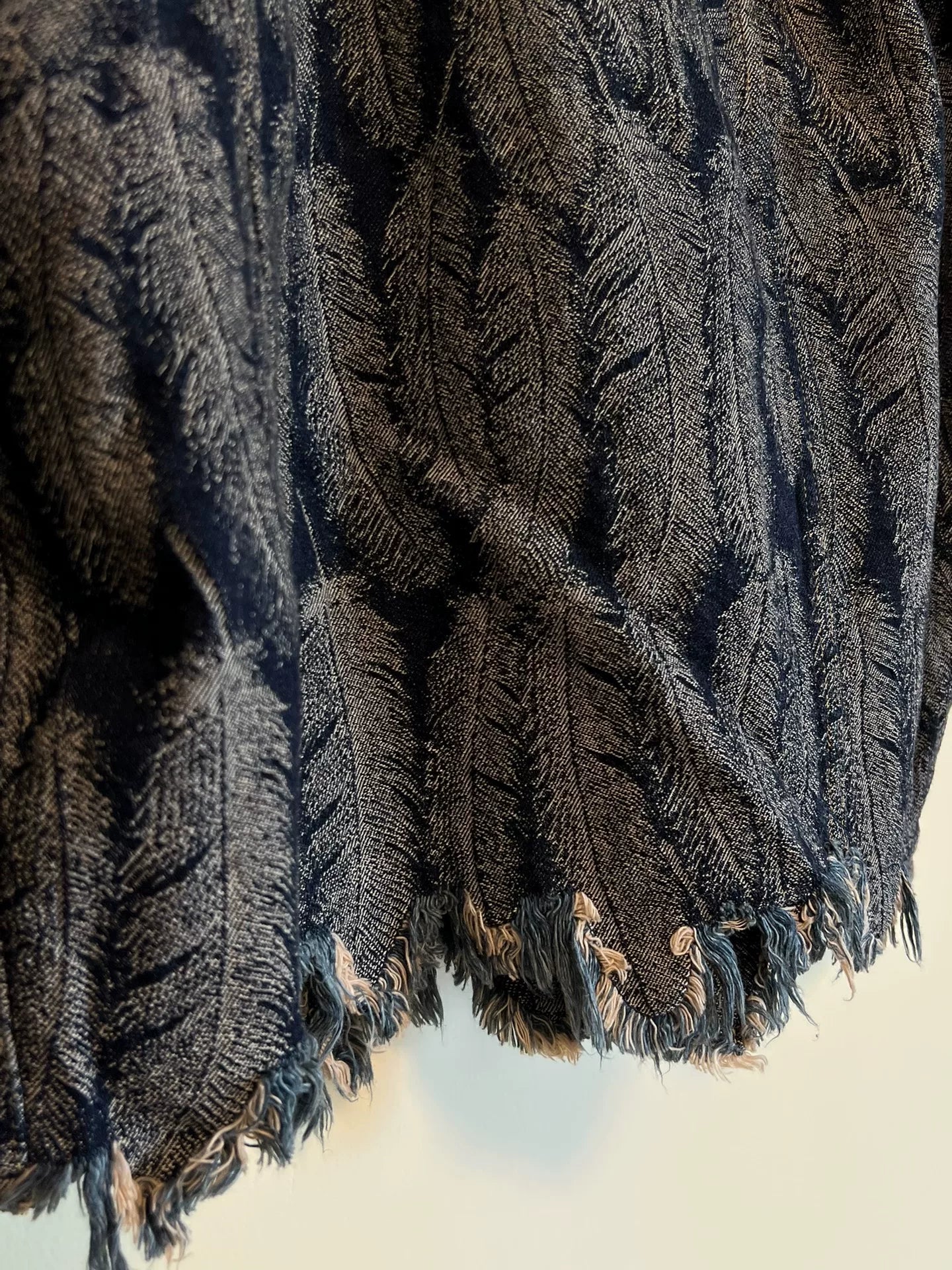 Kapital Feather Print Denim Jacket