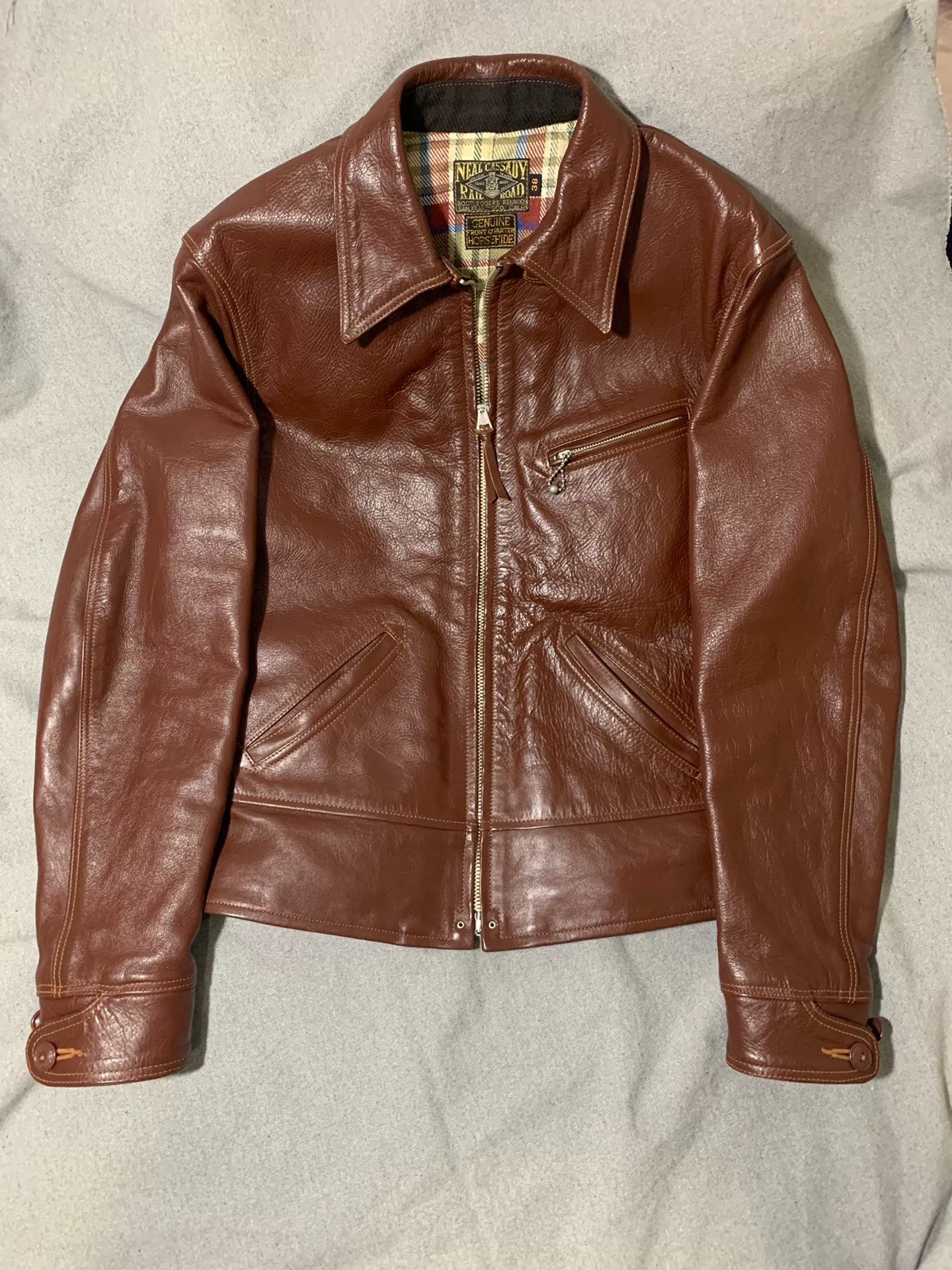 Freewheelers Leather Jacket vintage Style