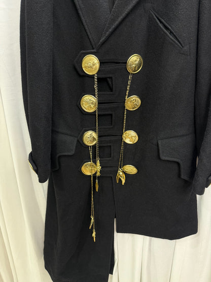 Yohji Yamamoto Pour Homme 19AW Gold Button Overcoat