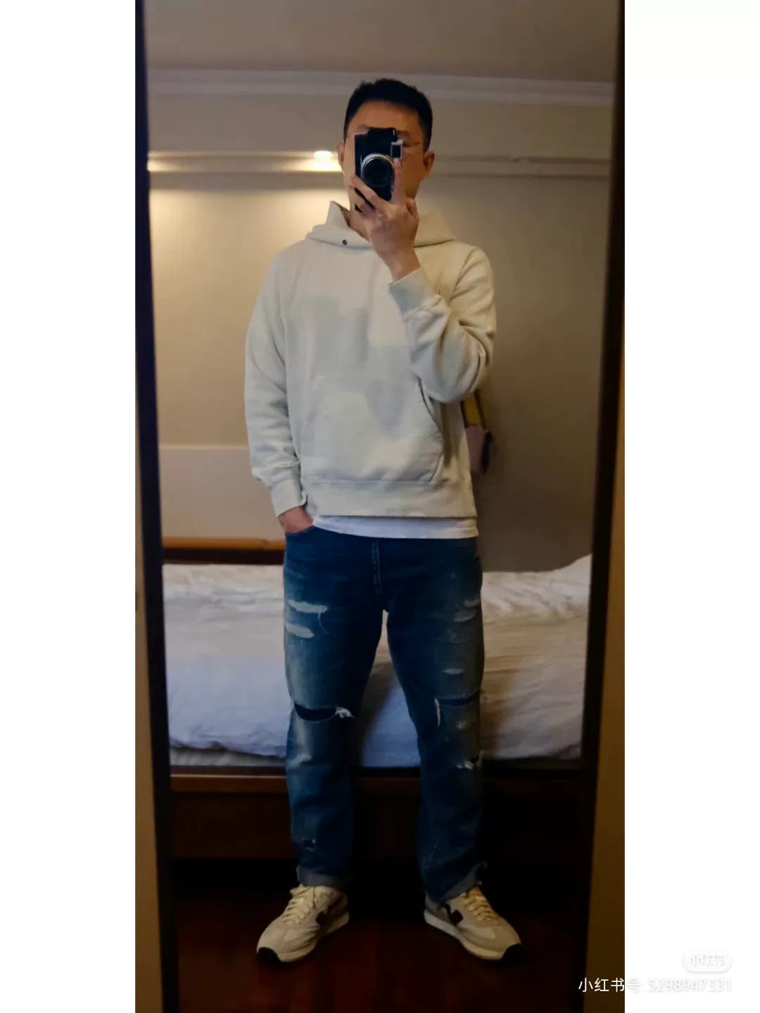 visvim amplus uneven dye hoodie