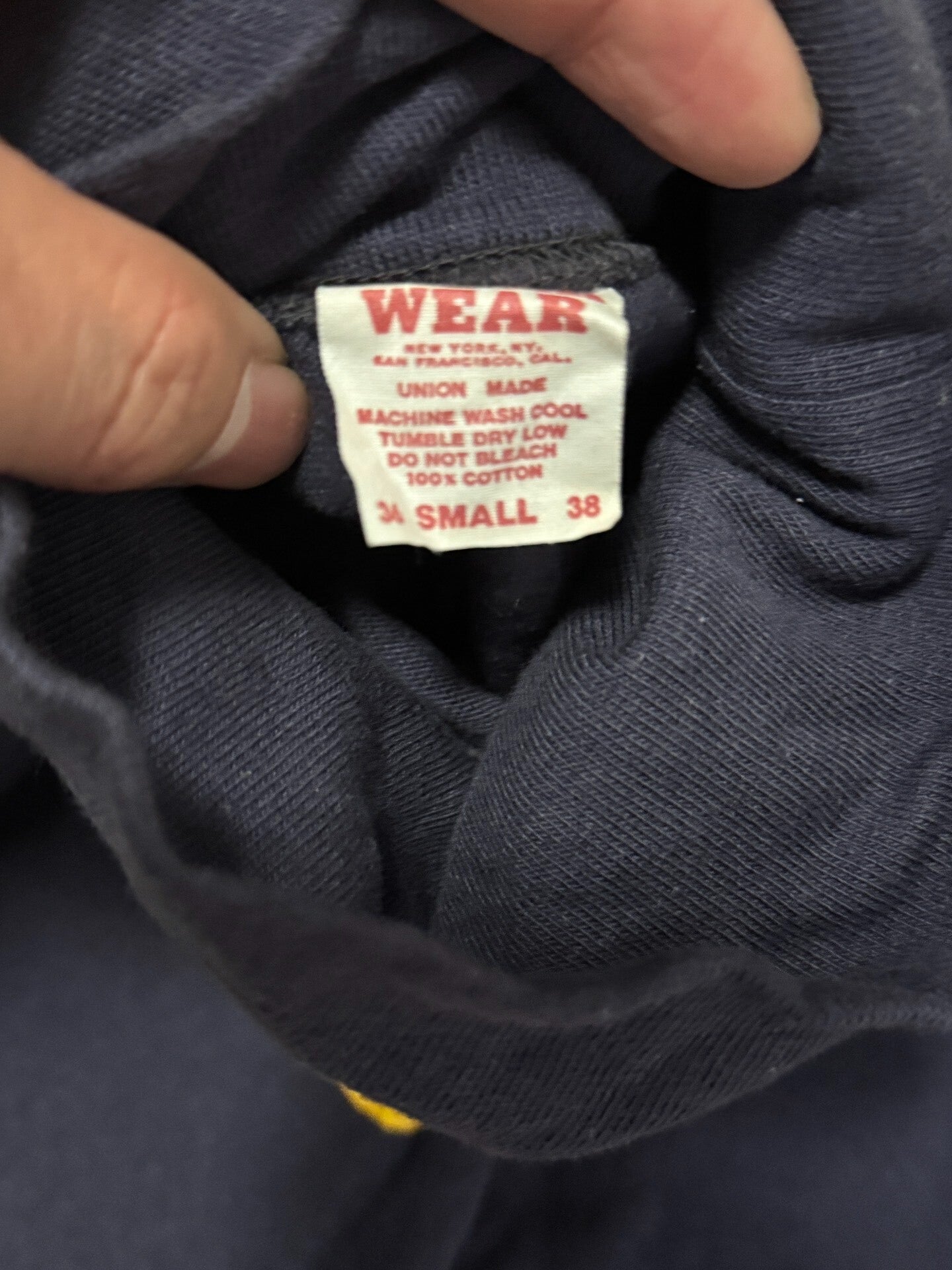 Vintage Navy Blue Long Sleeve T-Shirt