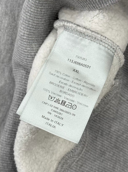 Dior Embroidered Logo Hoodie in XXL Size
