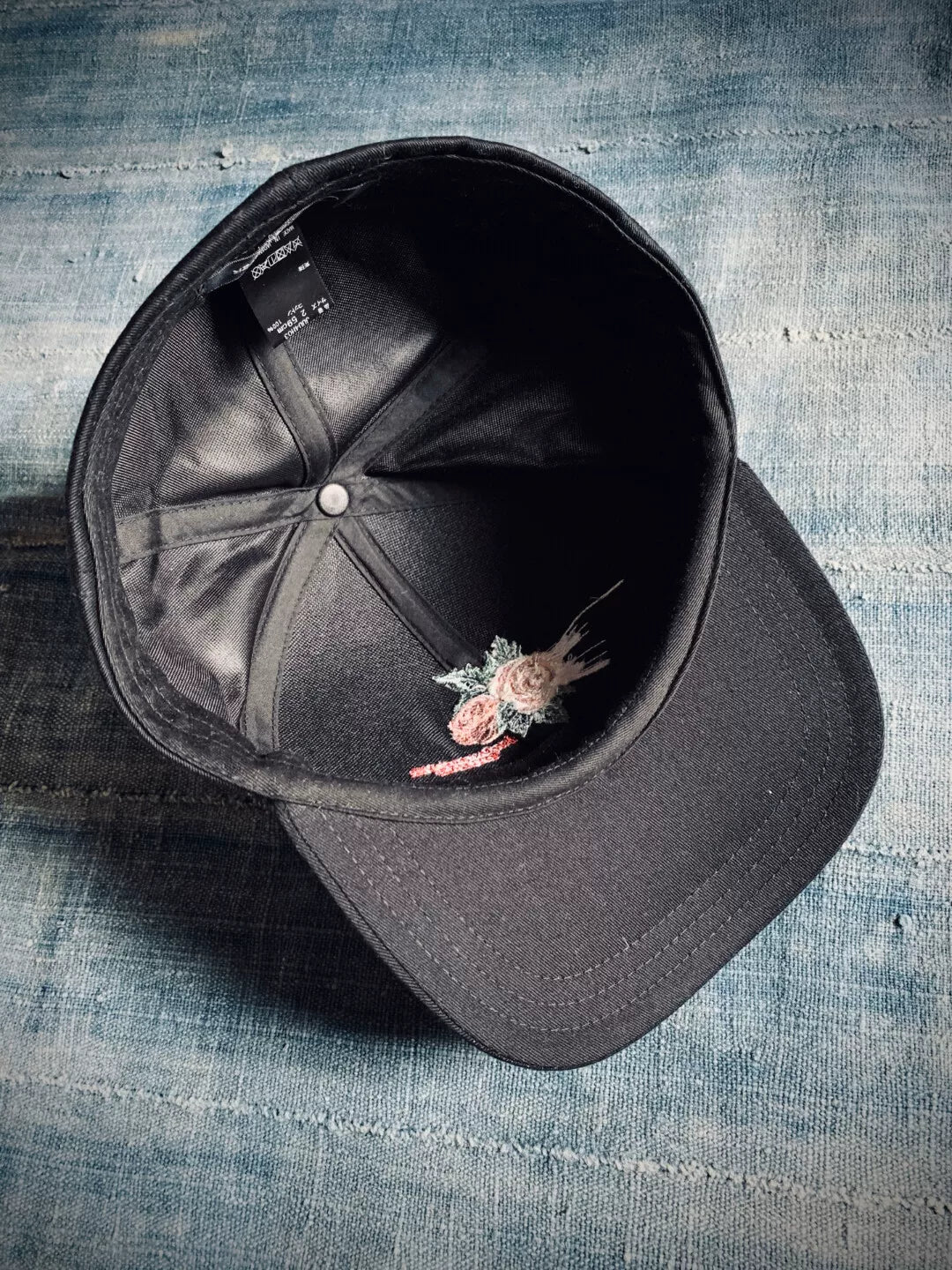 Undercover Flower Embroidery Cap