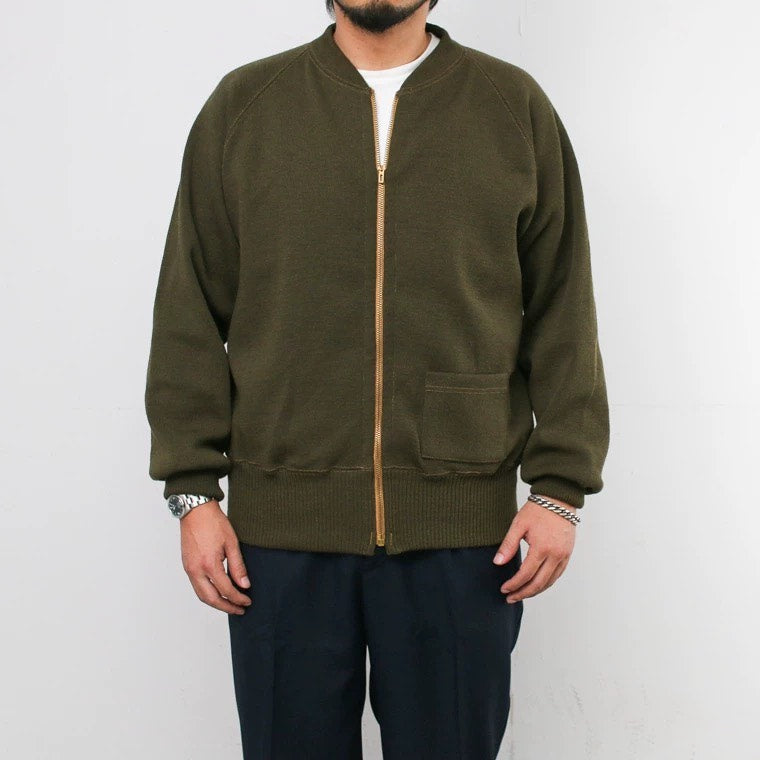 Buzz Rickson's Military Wool C-2 Zip Sweatshirt
