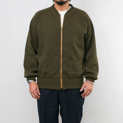 Buzz Rickson's Military Wool C-2 Zip Sweatshirt