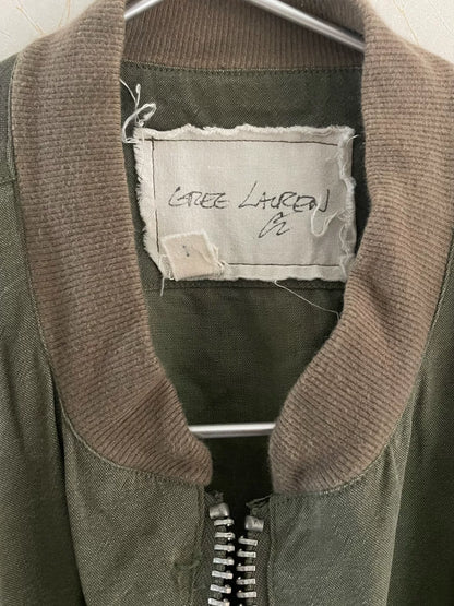 greg lauren military style pilot jacket