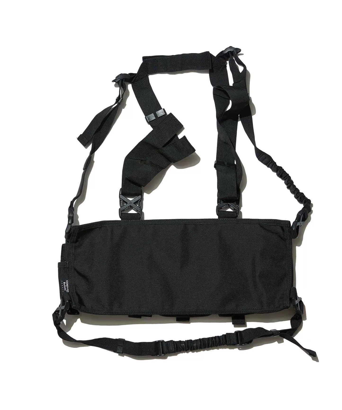 black utility vest bag from f/ce