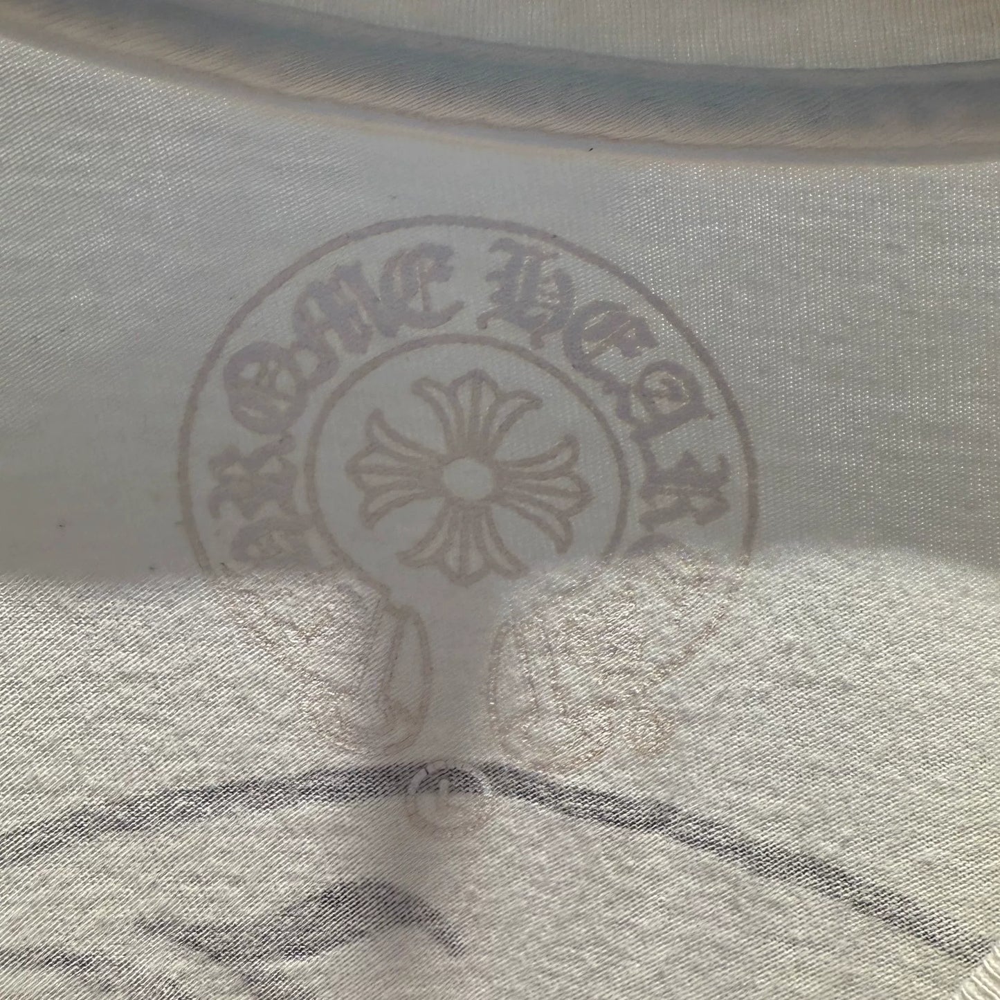 chrome hearts cross scroll short sleeve shirt