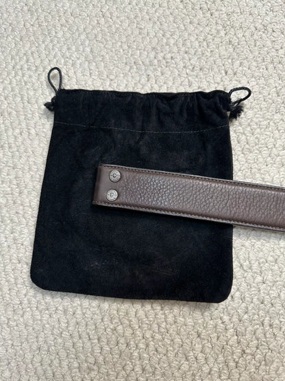 Chrome Hearts  Brown Leather Belt