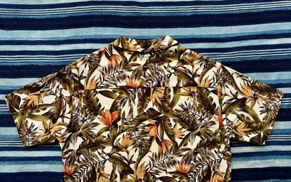 neighborhood aloha floral short sleeve shirt