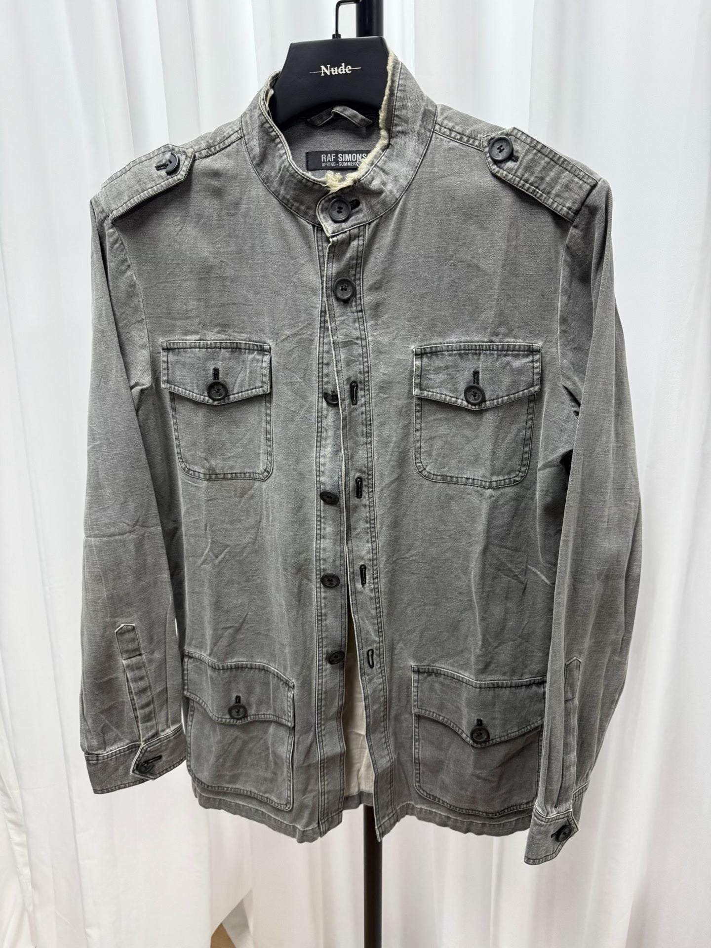 Raf Simons M65 Jacket with Distressed Detailing