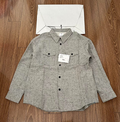 visvim lumber tweed long sleeve shirt
