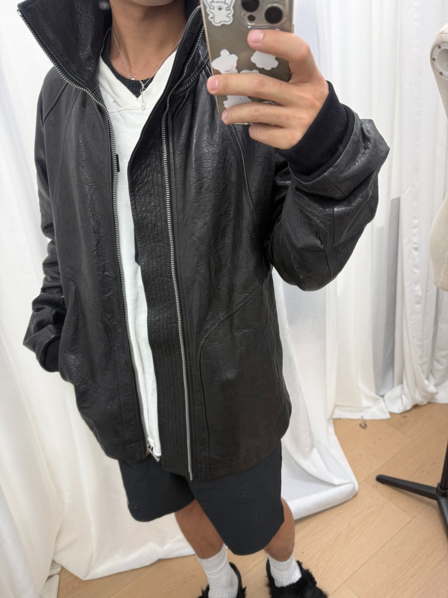 Rick Owens 09AW Hammered Sheepskin Jacket