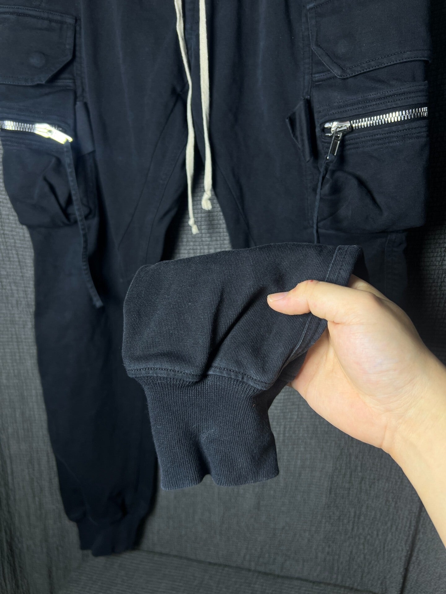 Rick Owens 17ss Ankle-Tight Cargo Pants