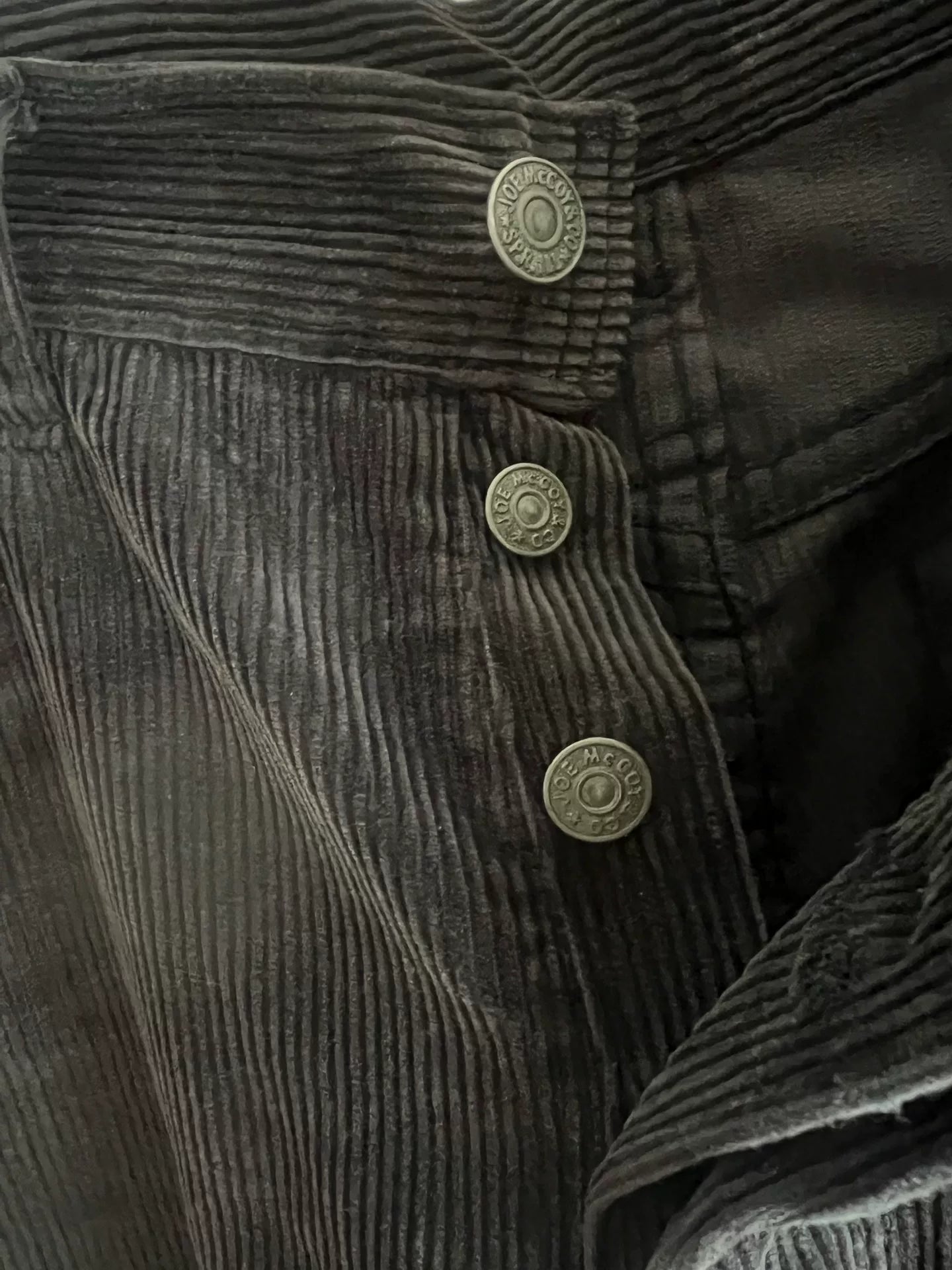 The Real McCoy's Corduroy Trousers, Size 34