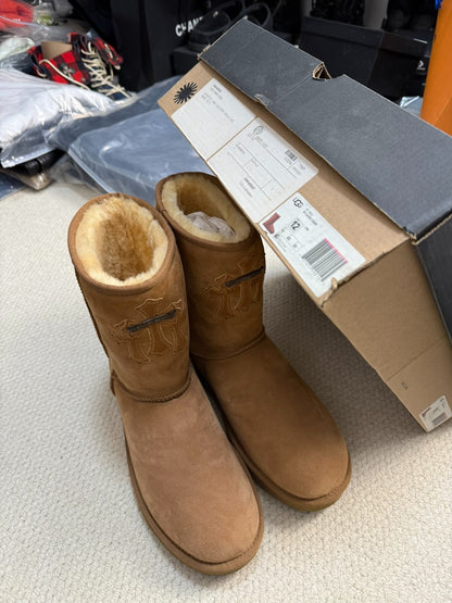 Chrome Hearts Ugg Cross Leather Boots