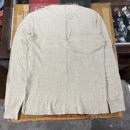RRL Vintage Indian Embroidery Henley Shirt