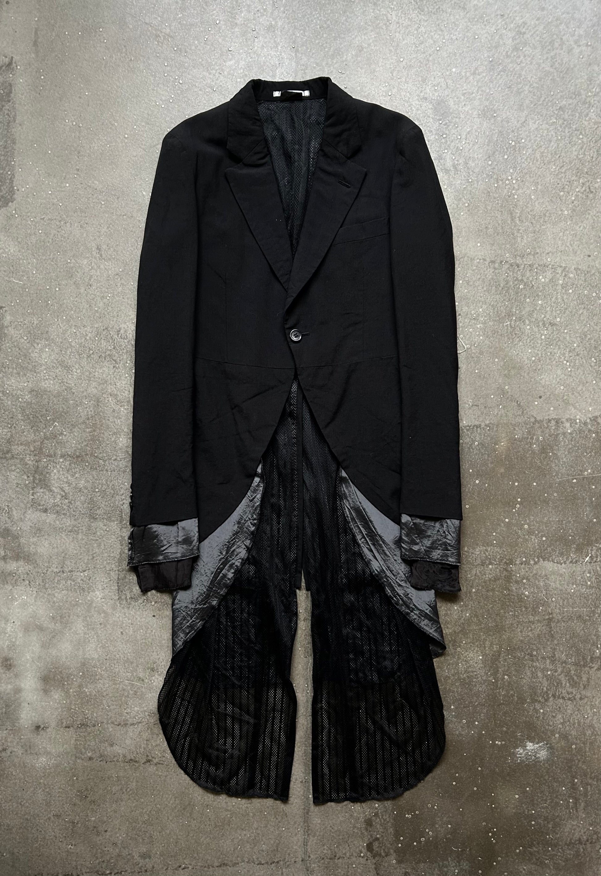 comme des garçons homme plus tailcoat suit