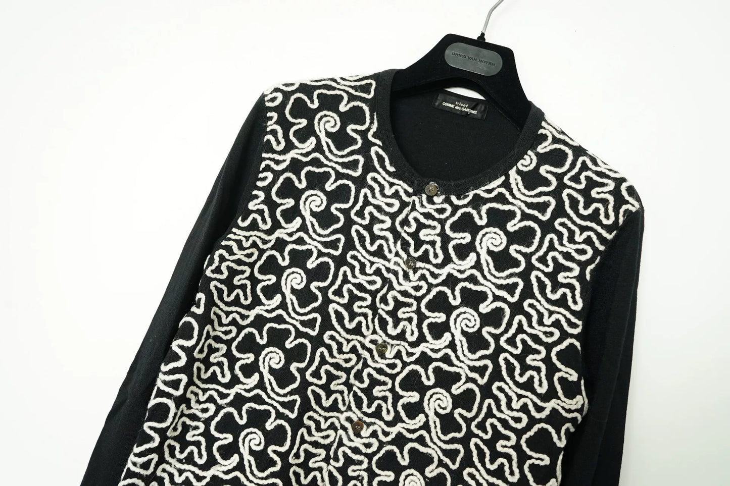 Comme des Garçons Cord Embroidery Cardigan