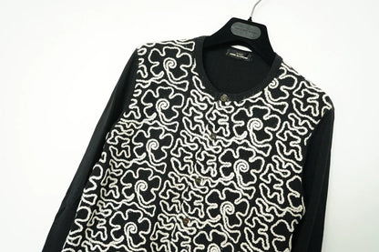 Comme des Garçons Cord Embroidery Cardigan