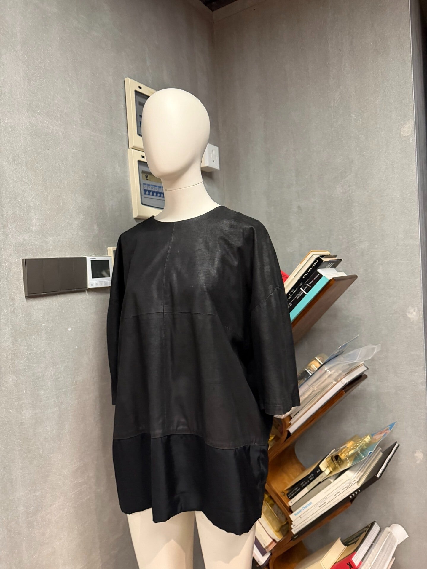 A.F. Vandevorst Leather Nurse Shirt