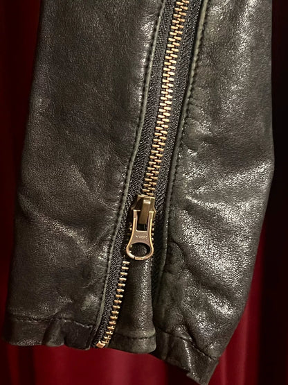 Share Spirit Sheepskin Motorcycle Jacket