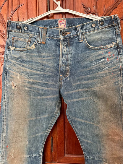 Prps Men's Vintage Acid Wash Jeans
