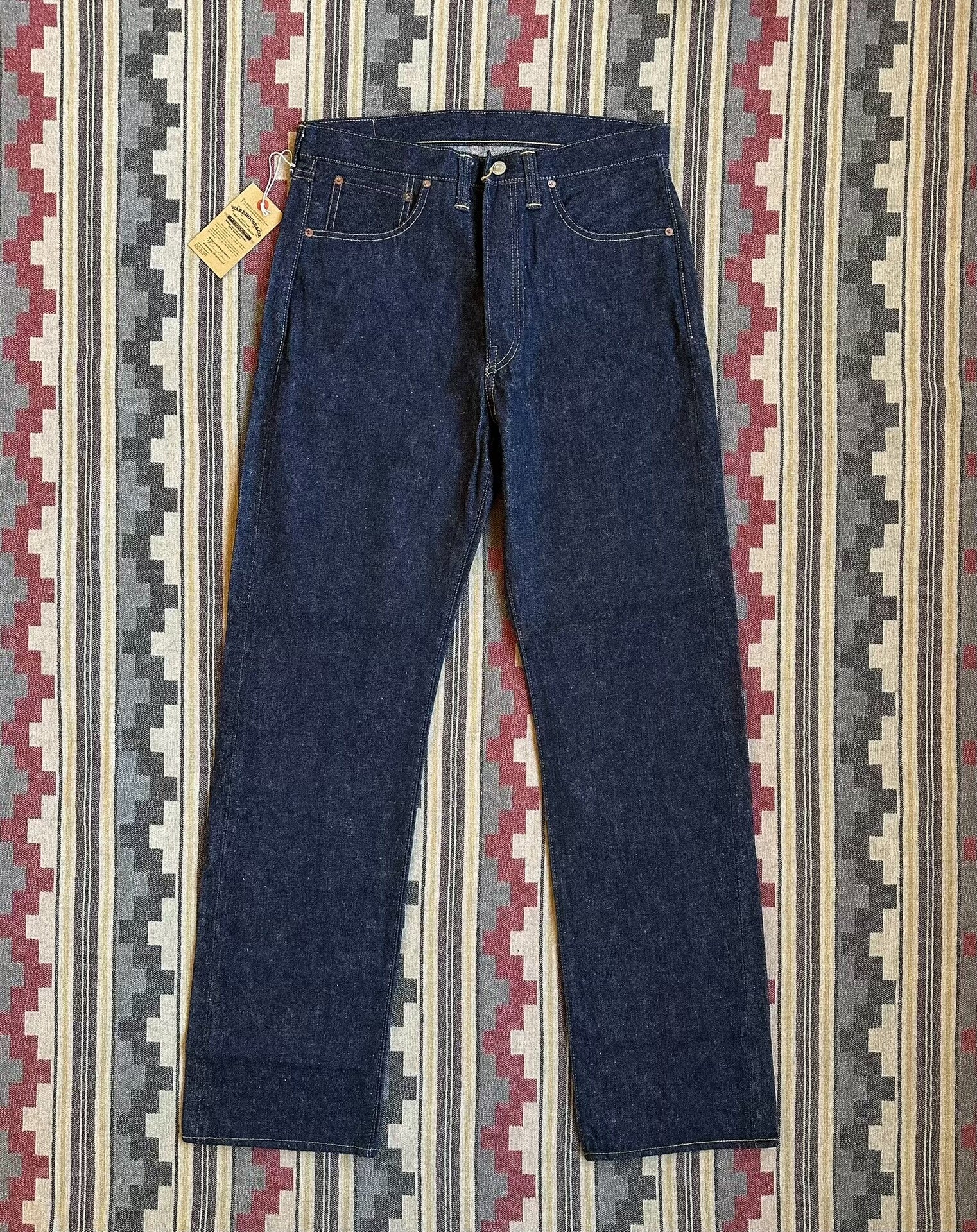warehouse dead stock blue jeans 1947 model