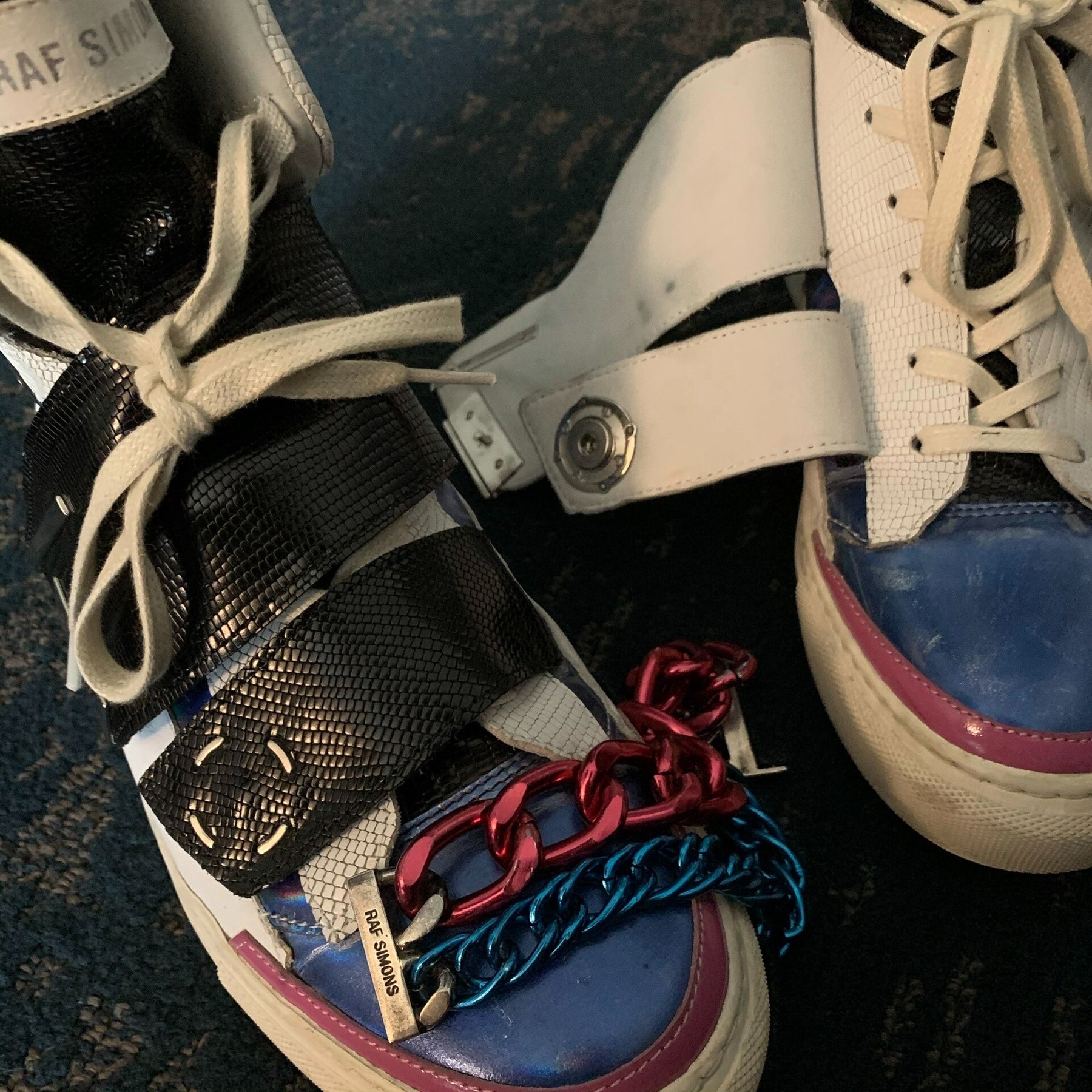 Raf Simons Archive High-Top Sneakers