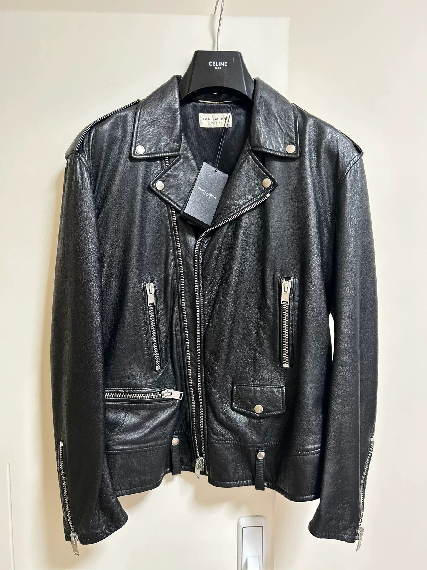 Saint Laurent Shark Leather Jacket