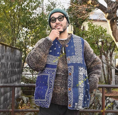 VISVIM Amplus Crew Gradient Knit Sweater