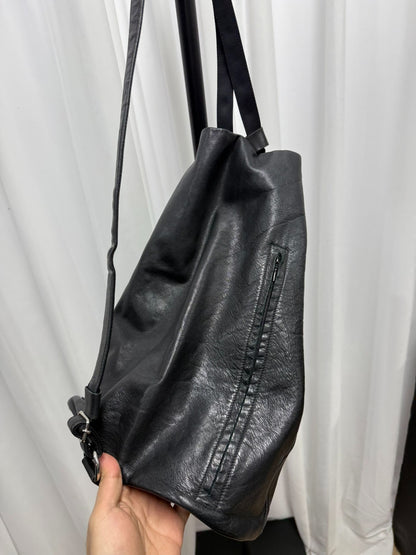 Yohji Yamamoto Y's Leather Bucket Bag
