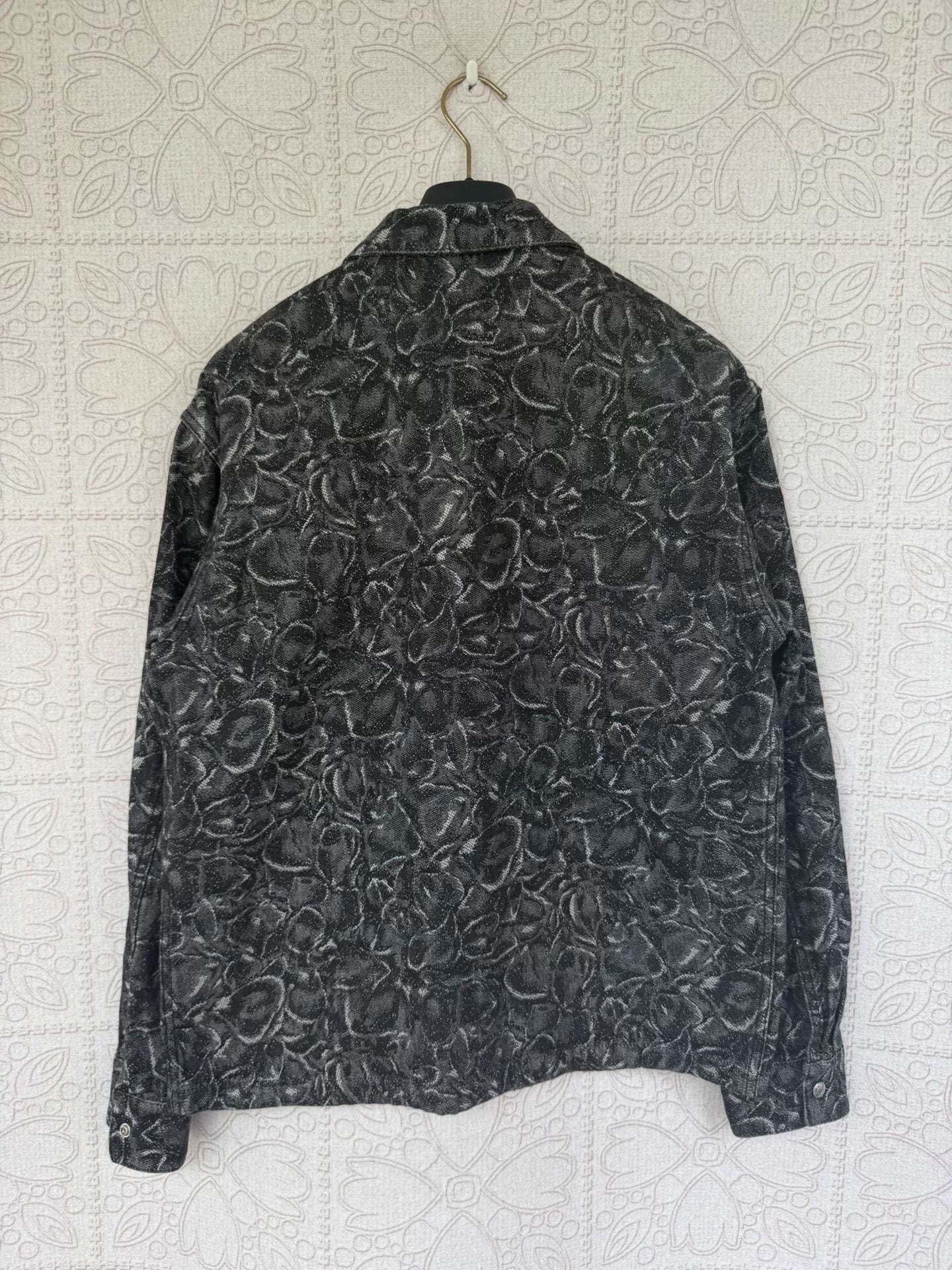 dior x jardin embroidered logo jacket size 46