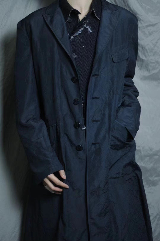 Yohji Yamamoto Long Sleeve Shirt Coat
