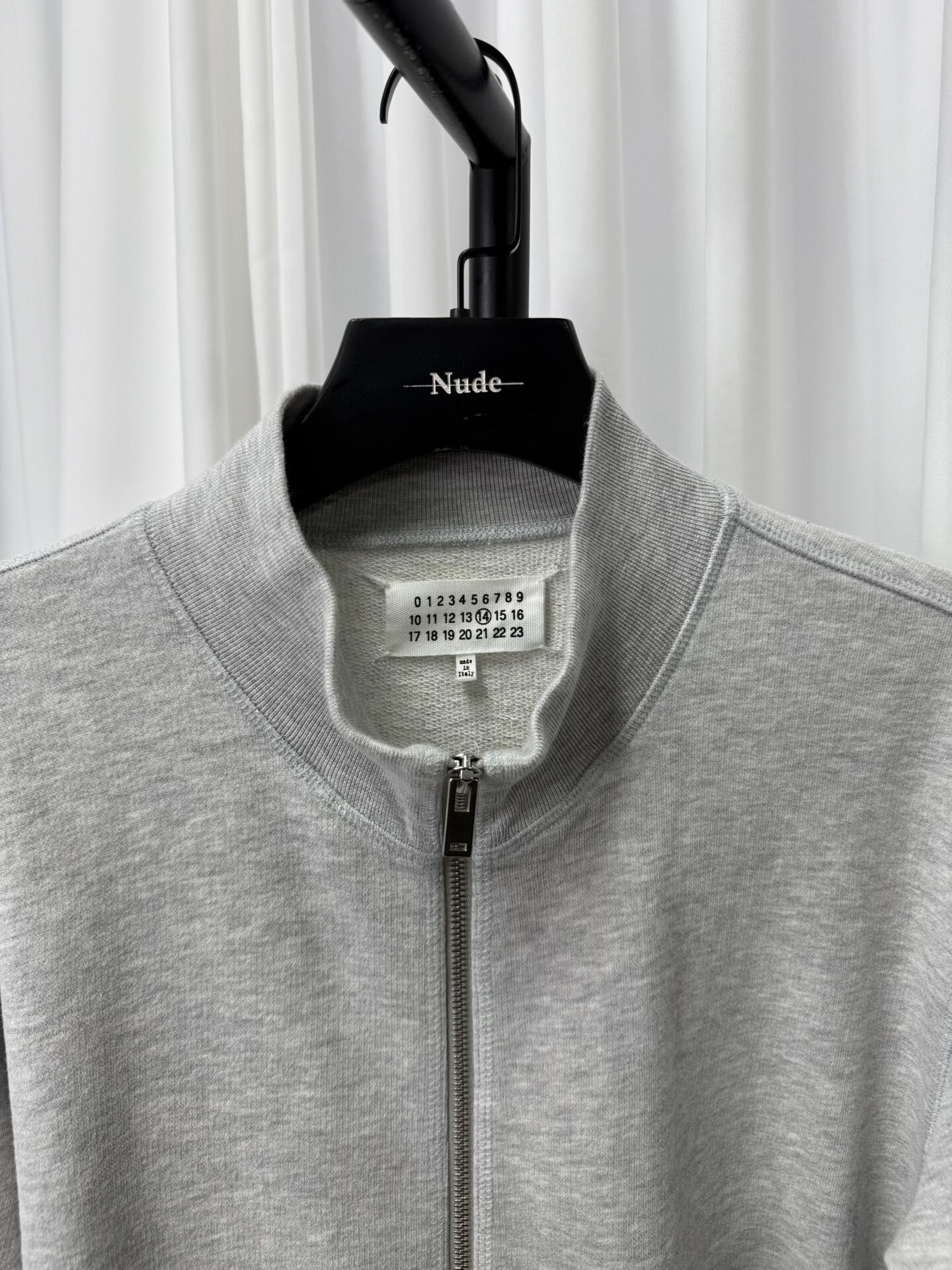 Maison Margiela Cozy Zip Jacket in Gray