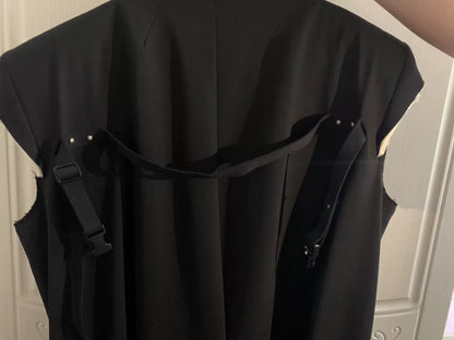 Rick Owens Gethsemane Sleeveless Coat