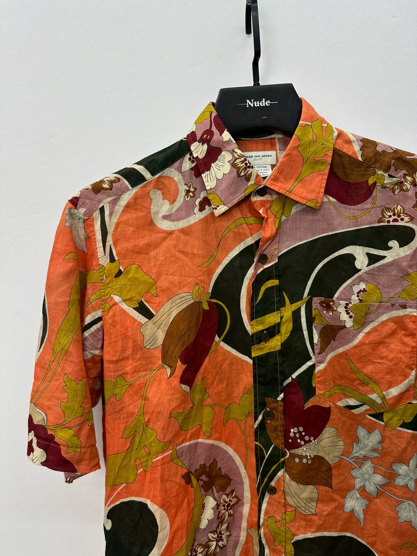 Dries Van Noten Floral Short-Sleeve Shirt