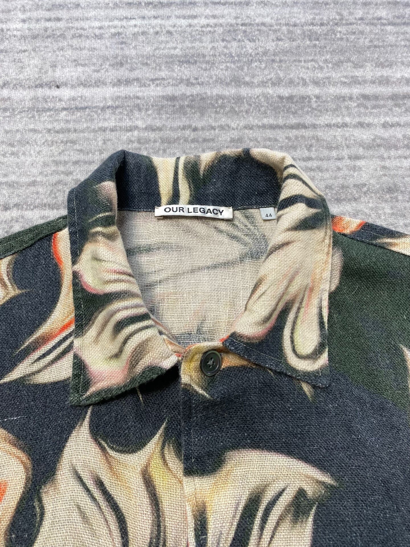 Our Legacy Short Sleeve Floral Box Shirt