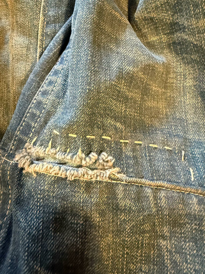 RRL Made in USA Distressed Denim Jacket