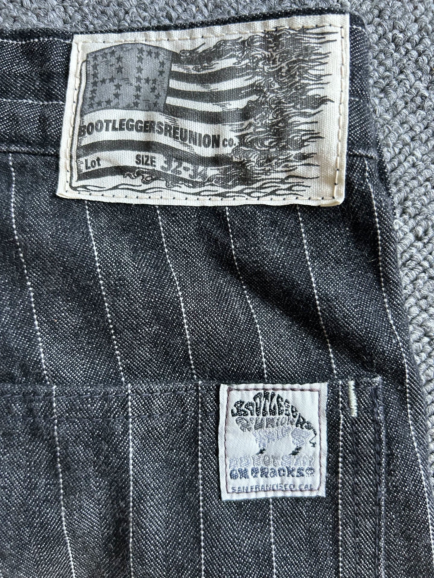 Bootleggers Freewheelers Striped Pants Size 32