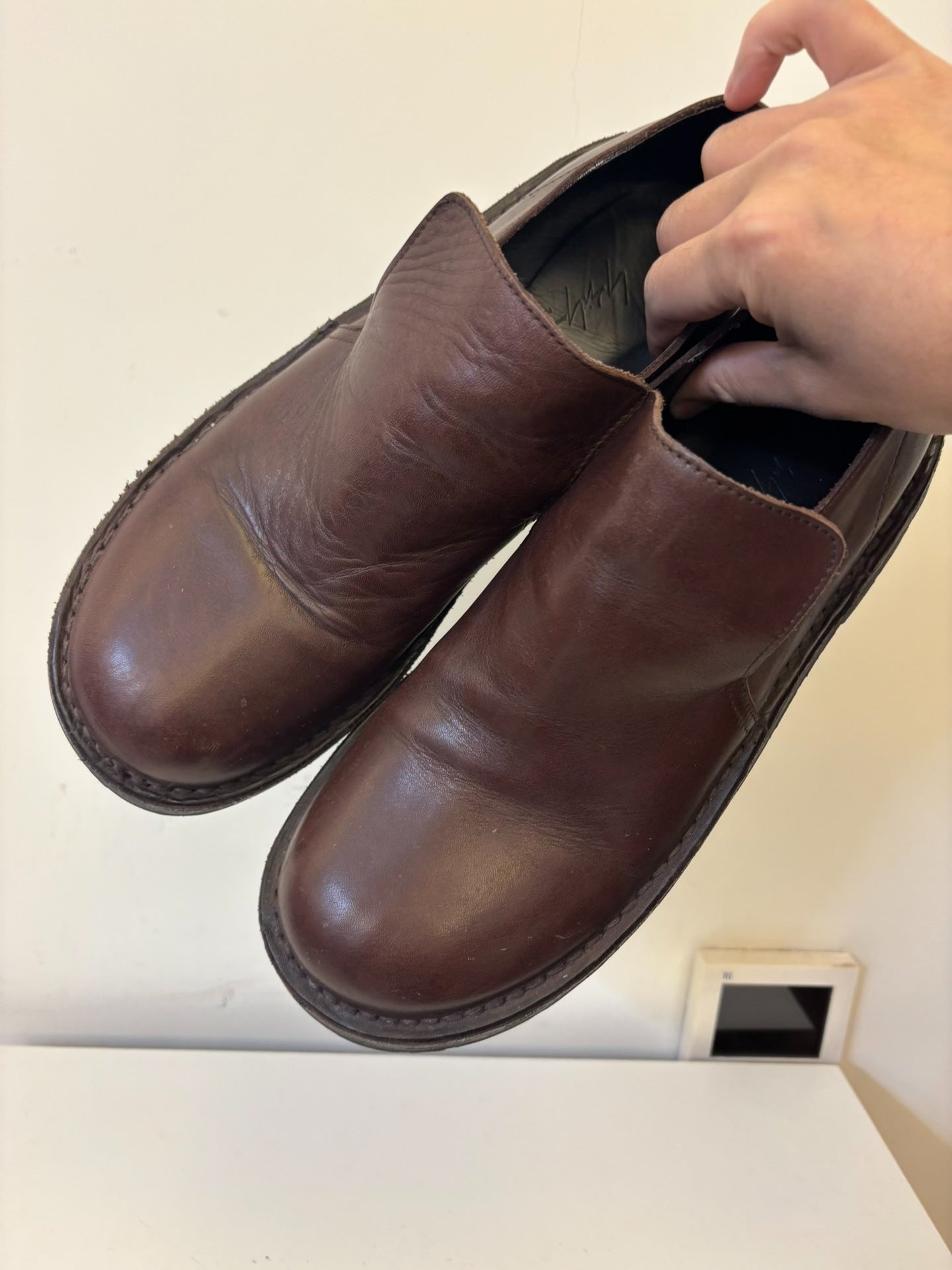 Yohji Yamamoto 2006 AW Round-Toe Leather Shoes