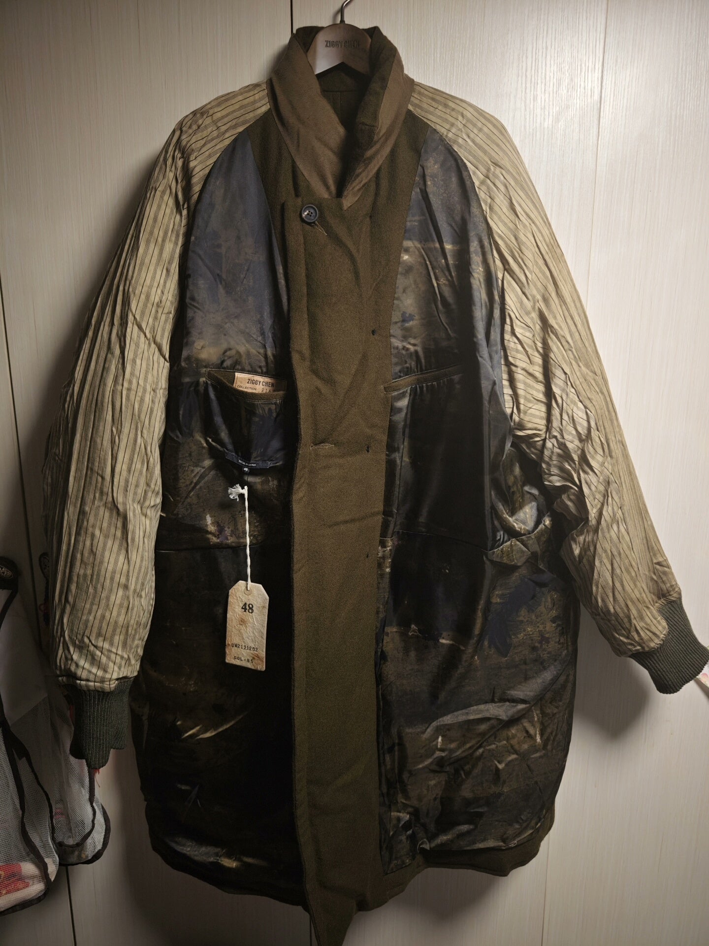 Ziggy Chen 21AW Double-Breasted Long Down Coat