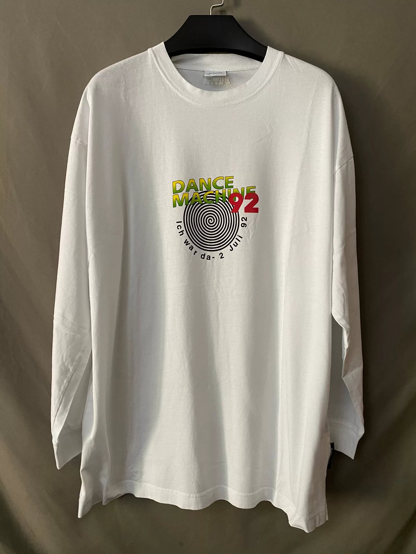 vetements long sleeve dance t-shirt