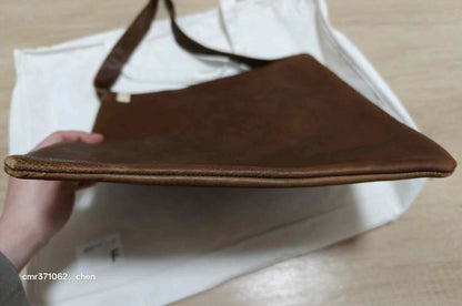 VISVIM 24AW Leather Musette Bag DMGD