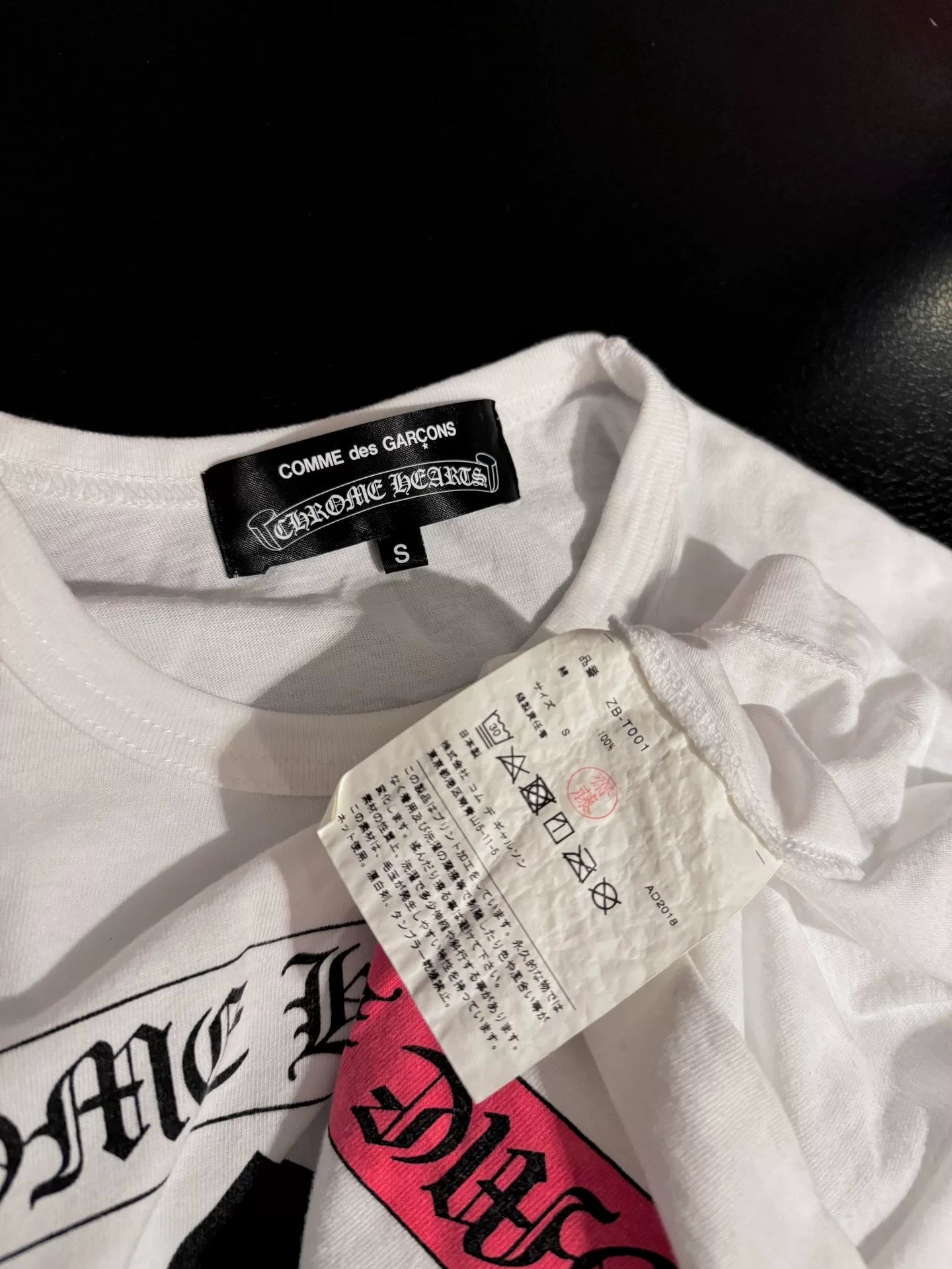 CDG x DSM x Chrome Hearts Rainbow T-Shirt
