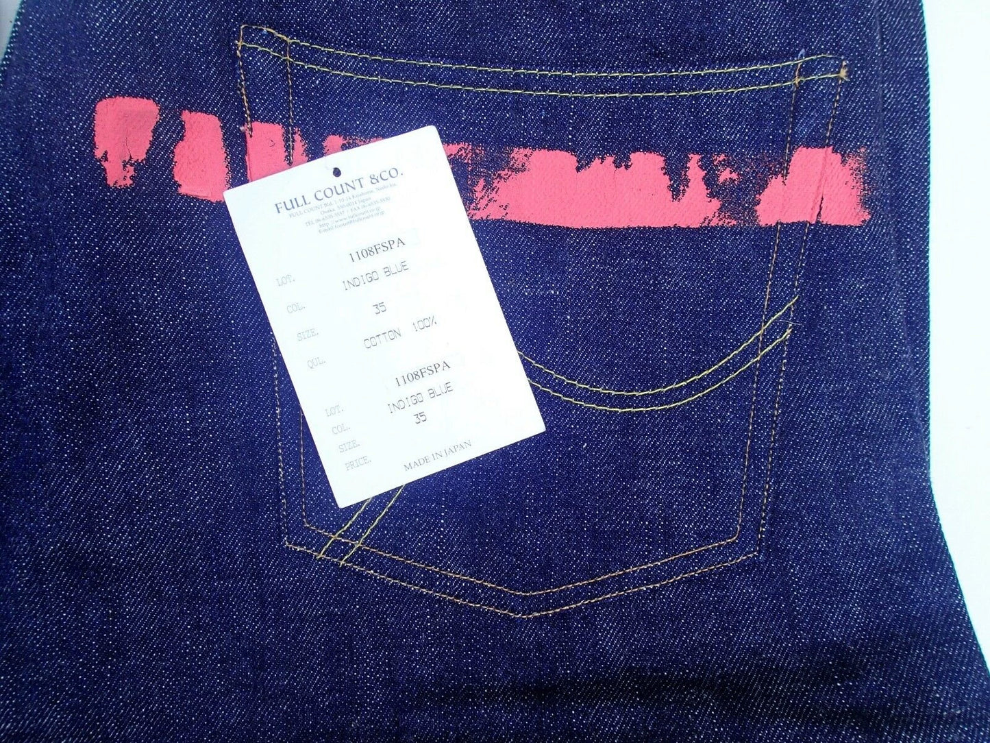 FULLCOUNT 1108fs Dark Blue Denim Jeans