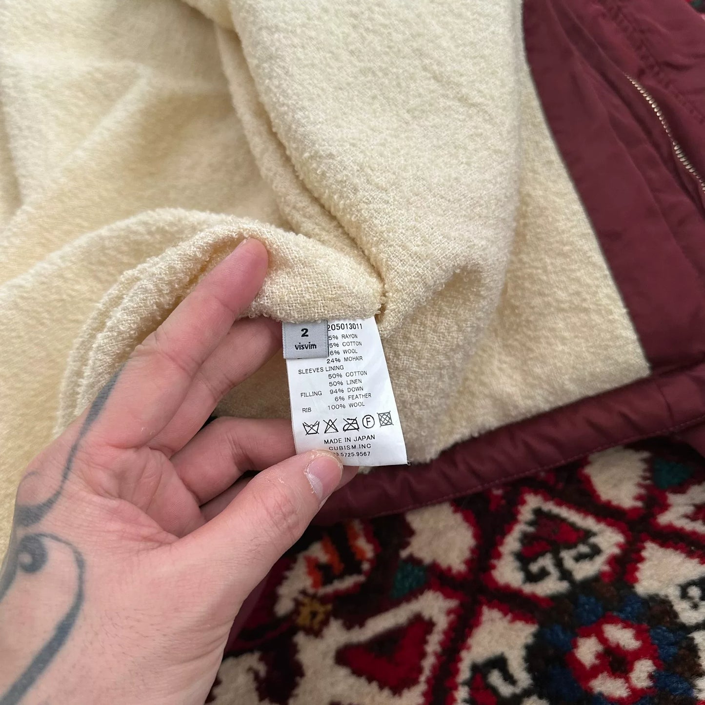 visvim garage down jacket 15aw