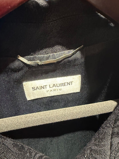 Saint Laurent Cropped Pearl Sequin Jacket