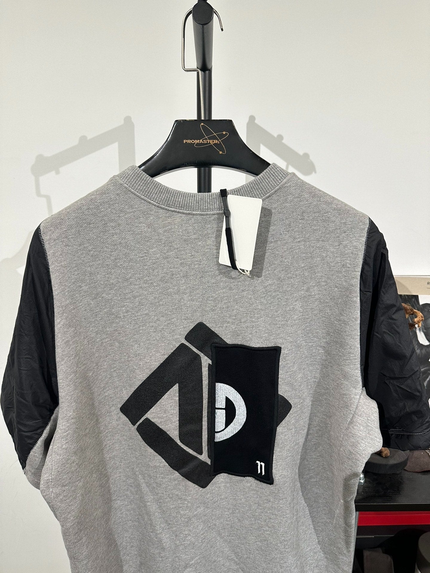 Boris Bidjan Saberi 11by bbs Nylon Patchwork Embroidered T-shirt
